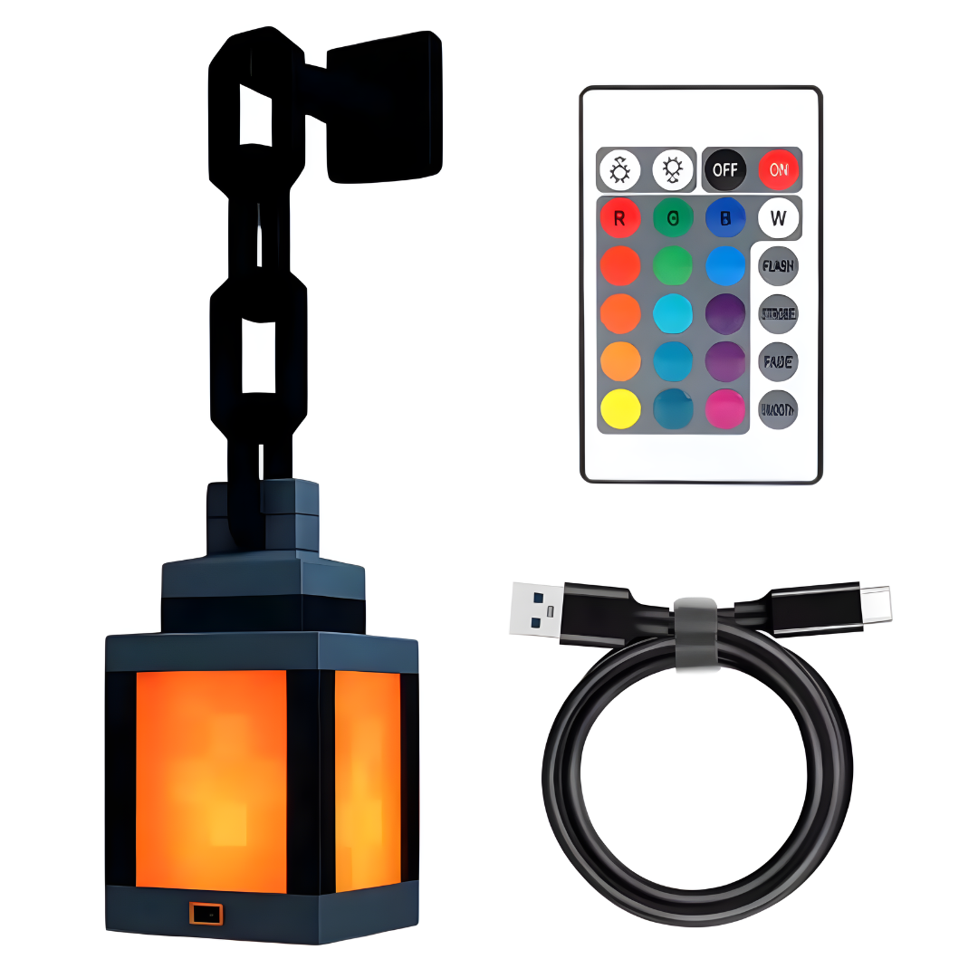 Lámpara Nocturna Estilo Pixel RGB™