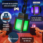 Lámpara Nocturna Estilo Pixel