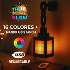 Lámpara Nocturna Estilo Pixel